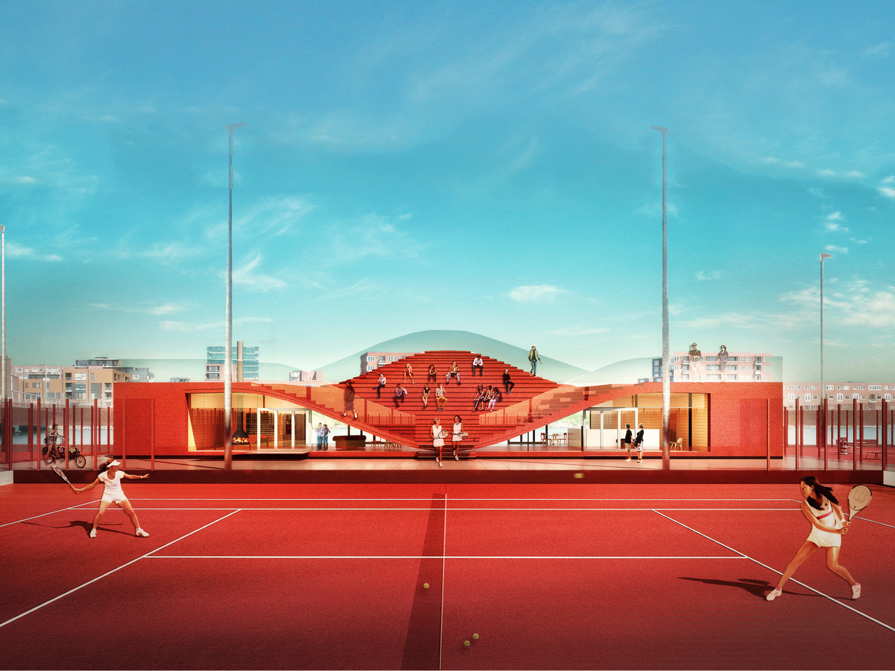 Clubhuis tennisvereniging IJburg